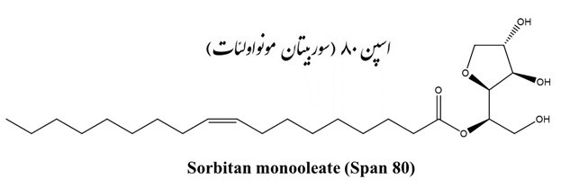 ساختار اسپن 80 سوربیتان اولئات